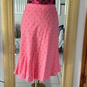 Valerie Stevens Vibrant Pink A-Line Skirt